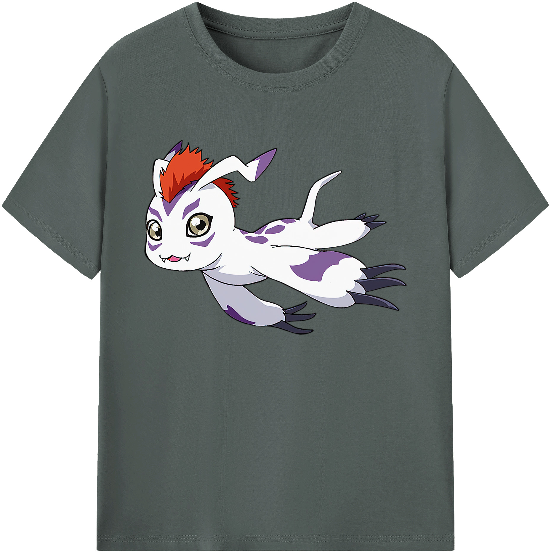 （画像用） Digimon デジタルモンスター/デジモン 綿100％ メンズ半袖Tシャツ｜肌触りやわらか＆通気性